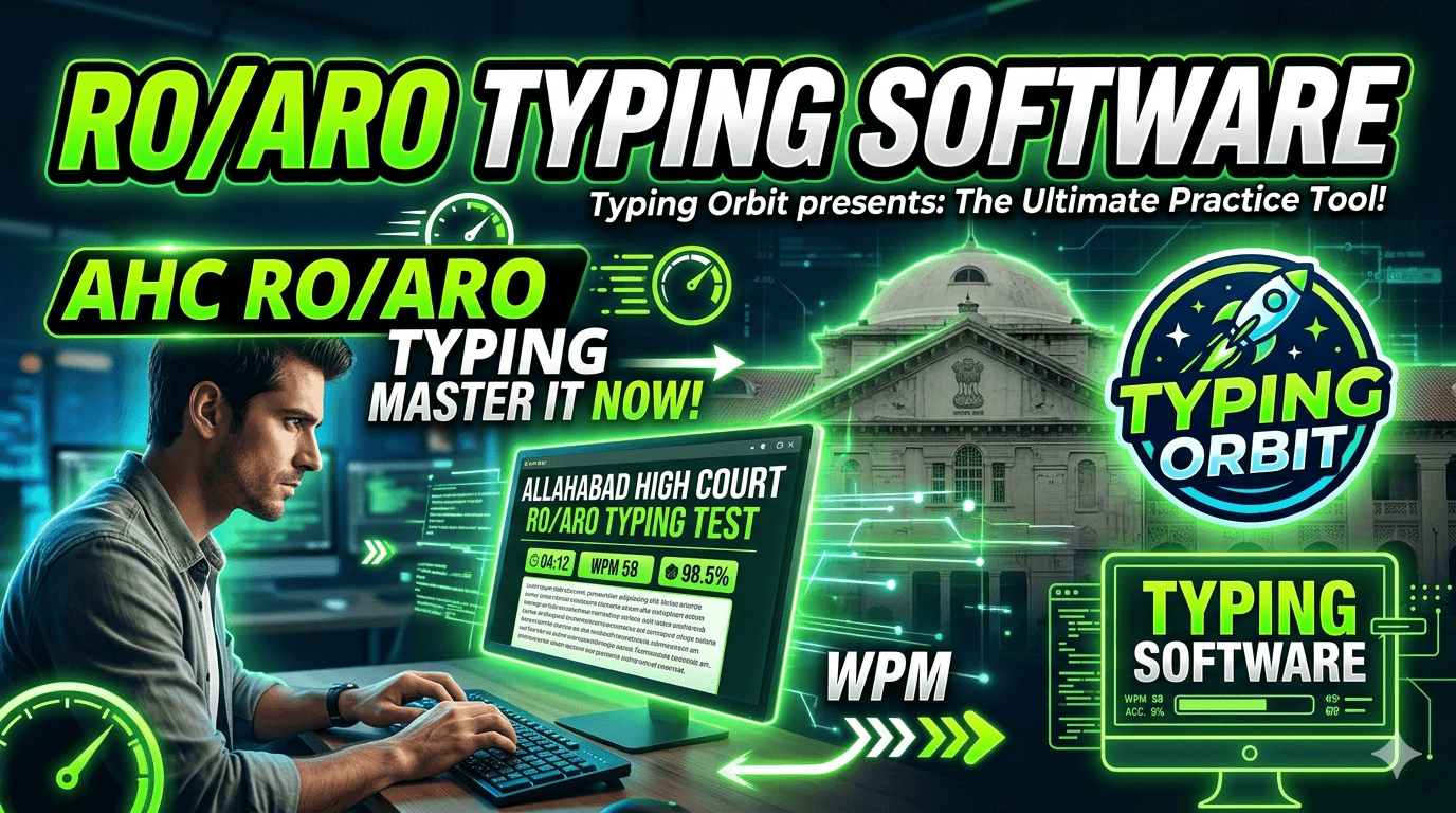 Allahabad High Court RO/ARO Typing Test 2026 — Complete Guide, Pattern, Rules & Practice Software